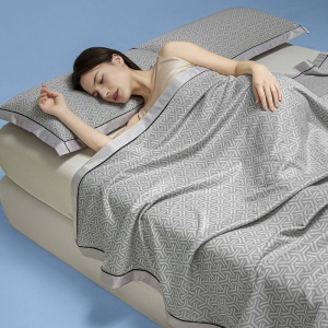 Cooling Blanket Comforter Hot Sleepers Cooling Comforter Double-Sided Ice Blankets for Night Sweats All-Season Cooling Quilt