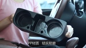 ที่วางแก้วน้ำในรถ ที่วางแก้วน้ำข้างเบาะรถยนต์ ที่ใส่แก้วน้ำ ที่ใส่ของพร้อมที่วางแก้วมัลติฟังก์ชั่น