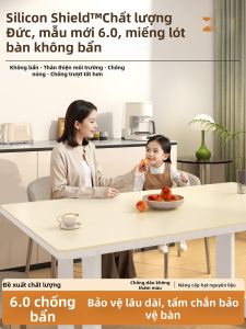 SHULIAN | Bàn Ăn Chống Nước Chống Dầu Không Cần Rửa