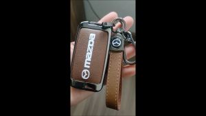 Ốp chìa khoá Mazda Cx3 Cx30 Cx5 Cx8 Mazda 2 3 6 new vỏ chìa khóa Mazda mẫu chìa vuông nút bấm sườn chìa khóa chất liệu Hợp Kim Da Bò cao cấp sang trọng