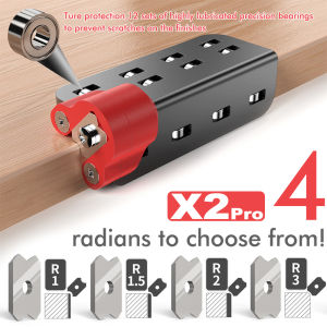 Manual Edge Trimming KnifeHigh Carbon Steel Planer Blade with 45°/90° Angle Guide for Wood Deburring & ChamferingHand Tool Kit