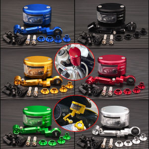 Universal Motorcycle Brake Clutch Fluid Bottle Master Cylinder Oil Reservoir Tank Cup For Kawasaki YAMAHA Honda Suzuki