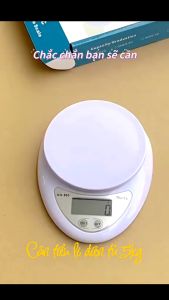 Cân tiểu ly điện tử nhà bếp mini định lượng từ 1gram đến 5kg làm bánh cân thực phẩm chính xác cao