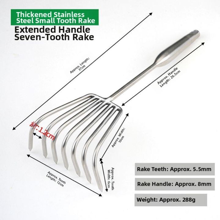FEIZHUXIANSEN%20%7C%20Stainless%20Steel%20Rake%20for%20Lawn%20Care%20-%20Image%206
