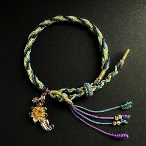 New 23 Year Godly Spirit Handmade Bracelet Non-DIY Woven Cotton Linen Sweet Style Fashion Jewelry Accessory