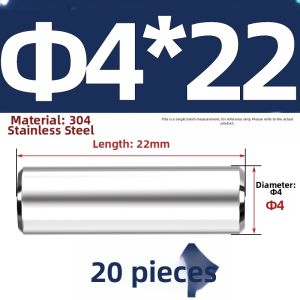 TIANZHUOJINSHU | Precision Positioning Pin 304 Stainless Steel Φ6
