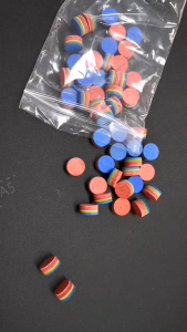 Professional Rainbow Billiard Tip Elasticity Upgrade for Tournament Play 11mm 13.5mm