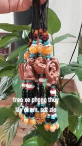 Dây treo xe hơi hình phật phong thủy trang trí làm đẹp xe ô tô