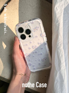 Nothe Case "Salt Baked White Fruit" Summer Transparent Two-in-One IMD Soft Shell Original Hand-Painted All-Inclusive Niche Style Phone Case for Apple 15promax