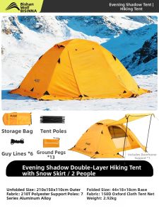 BSWOLF | Rainproof Portable Lightweight Tent for Hiking and Camping