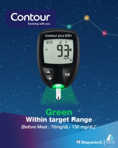 เครื่องตรวจสุขภาพแอลกอฮอล์ คอนทัวร์ พลัส เอลิท (Contour Plus Elite Meter)