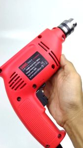 Mesin Bor Listrik 10mm Bor Tangan Elektrik Dril Bor Besi Bajaringan Kayu Dengan Variabel 350W