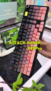 Bàn Phím Cơ Bluetooth Attack Shark X98 PRO 3 mode