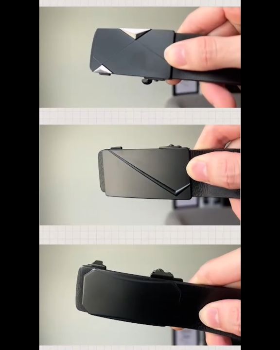 Thắt Lưng Nam PISA Giấu Đuôi Dây Khóa Tự Động Da Bò Thật Cao Cấp Đẹp ...