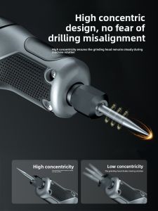 Deli Handheld Electric Grinder Polishing Tool for Wood Carving Cutting Jade Polishing Hardware Power Tools