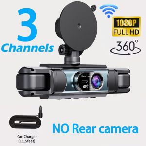 360°Dash Cam 4 Channel Car DVR with WiFi 1080P Front Left Right and Rear camera Night Vision 24H Parking Monitor Car Accessorie