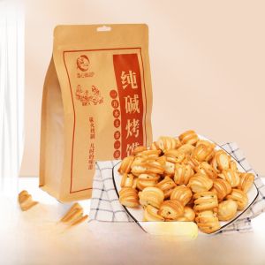 Pure Soda Baked Bread Leisure Snack Non-Fried Baking Rolls Alkaline Water Special Product Chinese Style Buns from Shanxi