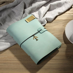 Journal Book Leaflet Handmade Leather Book Leaflet Clip Notebook Travel Diary Book Vintage Notepad A5a6a7