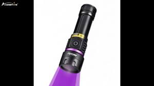 60W 6x365nm UV LED High Power Flashlight Blacklight CatDog Urine Stain Tinea Ore Money Scorpion Marker Rechargeable Torch Lamps