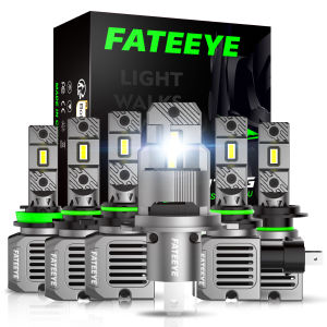 FATEEYE 2PCS H4 100W 20000LM LED Car Headlight 6500K Headlight Bulbs Auto Headlamp