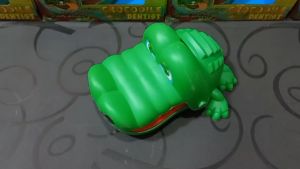 Bộ Trò Chơi Khám Răng Cá Sấu Size 16cm Đồ Chơi Giải Trí Móc Khóa Cá Sấu Lục Lạc Mini 02187