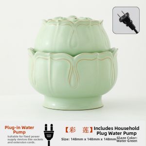 YUANHEHOUWANG | USB Powered Silent Mini Fountain Water Feature Decorative Accessory