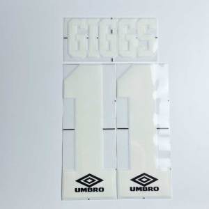 Premier League Number Manchester United 1992/94 Season Main and Away Printing Cantona Beckham Giggs