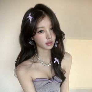 Sweet Butterfly Knot Mini Hair Clip Ballet Style Hair Accessories for Women Side Hairpins Fresh out Fashion Jewelry