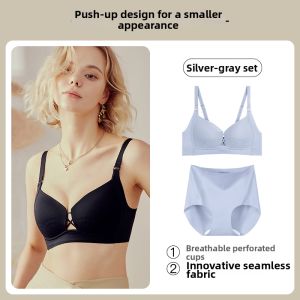 Lift Enhancing Gather Small Breasted Reducing Side Breast Sagging Adjustable Seamless Bra
