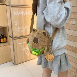 Túi Đeo Chéo Bằng Vải Nỉ Dễ Thương Cho Bé Gái Túi Đeo Vai Đơn Cho Trẻ Em Túi Đựng Đồ Chơi Kẹp Tiền Túi Đựng Điện Thoại Di Động