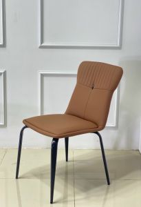 Ghế ăn Ducan LACASA bọc da Pu chân sắt sơn tĩnh điện. Nhập khẩu cao cấp hiện đại căn hộ chung cư nhà phố