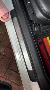 Carbon Fiber Car Door Sill Threshold Anti Scratch Protective Stickers Decals For Kia GT Line Sportage Ceed Picanto K5 K3 Stonic