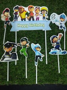 Topper Cake Boboiboy: Hiasan Kue Ulang Tahun Anak