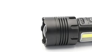 Đèn pin cầm tay siêu sáng chip led p70 pin 26650 có đèn Cob