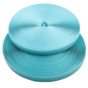 2cm Robin Egg Blue Self-Adhesive Hook and Loop Tape Nylon Sticky Back Fastener Strips for DIY Sewing Garments Bags Crafts
