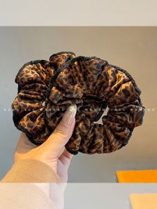 WENZHU | Vintage Leopard Print Velvet Hair Accessories