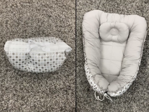 Baby Bed Baby Nest for Newborn up to 12 months Cotton Neutral Design