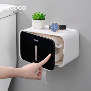 Waterproof Wall-Mounted Hole-Free Bathroom Paper Holder