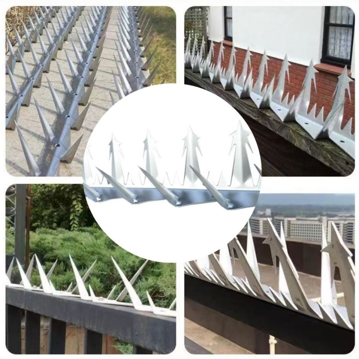 Stainless Wall Spike 1.25m Spikes Fence Wall Spikes Steel Anti Climb 