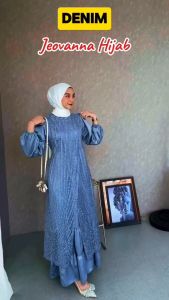 Fuji Dress Brukat Tille Premium Pesta Terbaru 2025 Gamis Pesta Mewah Seragaman Warna Burgundy Teracota Bahan Maxmara Mix Brokat Couple Ibu Anak