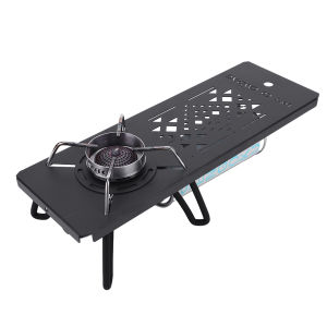 Camping IGT Table Board Kitchen Stainless Steel Table Board Camping Equipment Storage Bag Included for SOTO Spider Stove