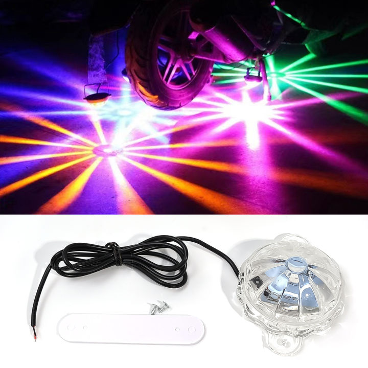 12V Motorcycle Car Underglow Light Waterproof Motorcycle Led Lights Colorful Chassis Lights Rear Tail Lights