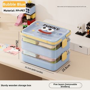 Toy Storage Box Magnetic Pieces Organizer