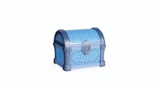 NEWSTYLE | Treasure Chest Galaxy Projector Northern Lights Projector Bluetooth Speaker Night Light for Room Decoration Kids Birthday Gifts
