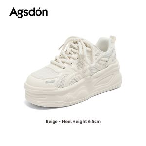 Agsdon | Summer Mesh Breathable Thick Sole Sports Shoes for Women