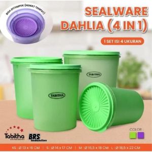 TOPLES STOPLES CANTIK 4 IN 1 SEALWARE KEDAP UDARA BPA FREE TAHAN LAMA PLASTIK MENYIMPAN MAKANAN SNACK CEMILAN SERBAGUNA BERANAK