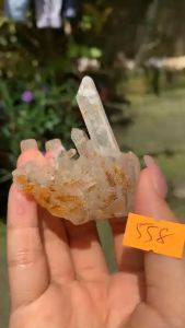bụi tinh thể đá thạch anh Lemurian tự nhiên khoáng vật năng lượng vũ trụ 558