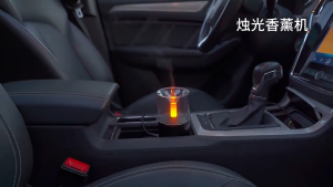 Candlelight Aroma Diffuser USB Electric Ultrasonic Mist Maker Air Humidifier for Home Car Mini Fragrance Essential Oil Diffuser