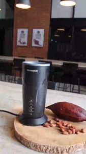 SHARDOR เครื่องช็อกโกแลตร้อนๆ รุ่นช่องเวลา 30 นาที ฟองนมนุ่ม 2 หน้ากำลังได้ 2 ล้าม ไม่ต้องติดบ้าน