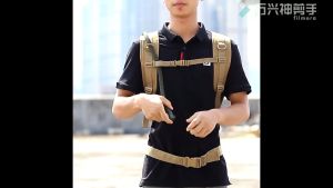 VOZUKO Nylon Tactical Hydration Bladder Backpack with Reflective velcro patch tape included [SG Seller] [136]